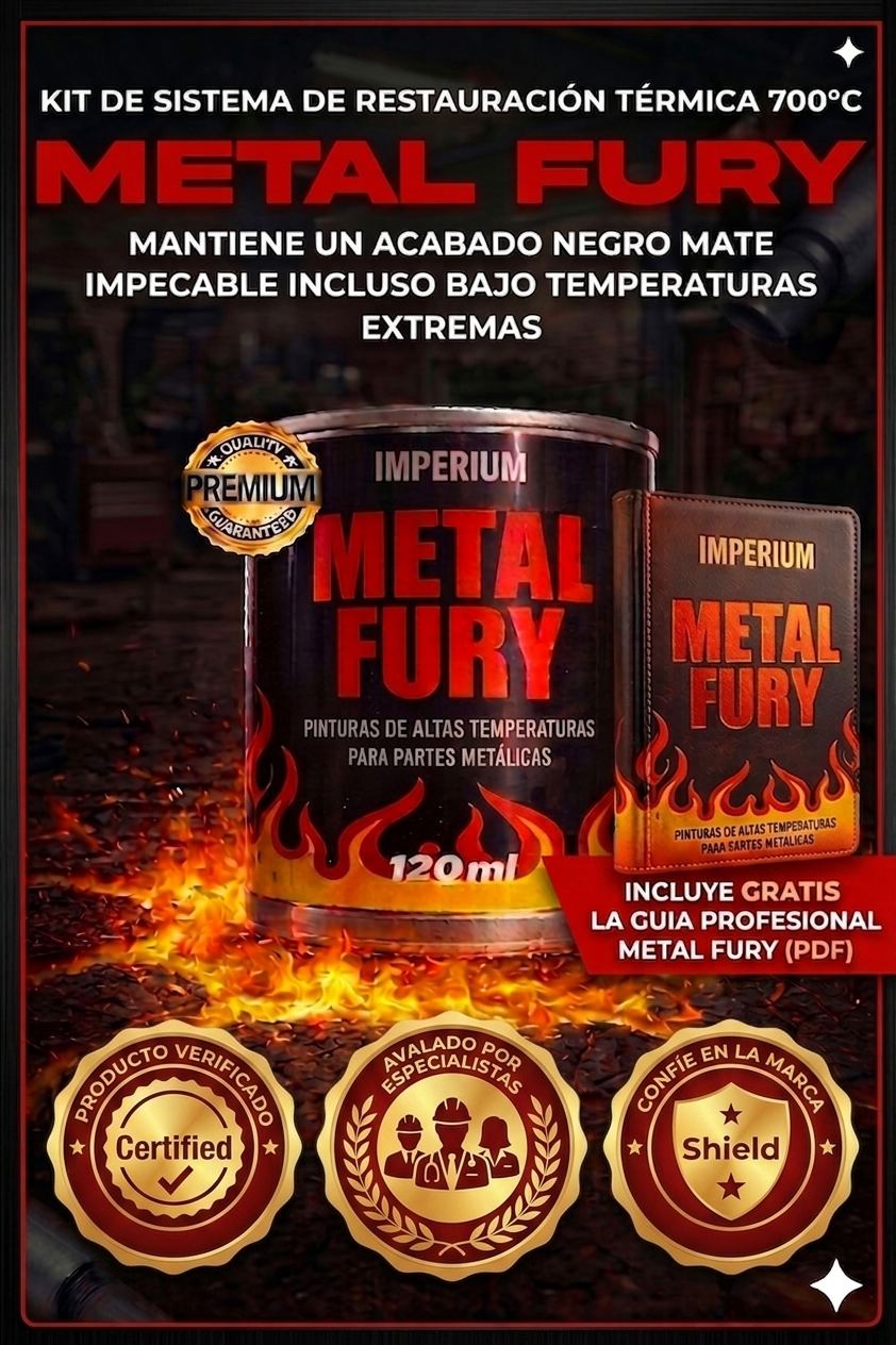 Metal Fury™ -Se activa con el calor para restaurar, proteger y transformar el metal