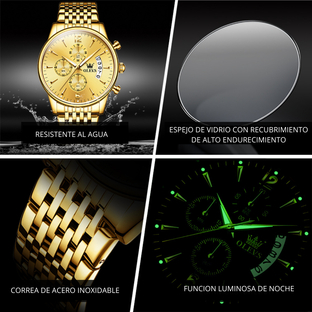 RELOJ GOLDEN: Un Símbolo de Elegancia y Exclusividad 💎💎💎