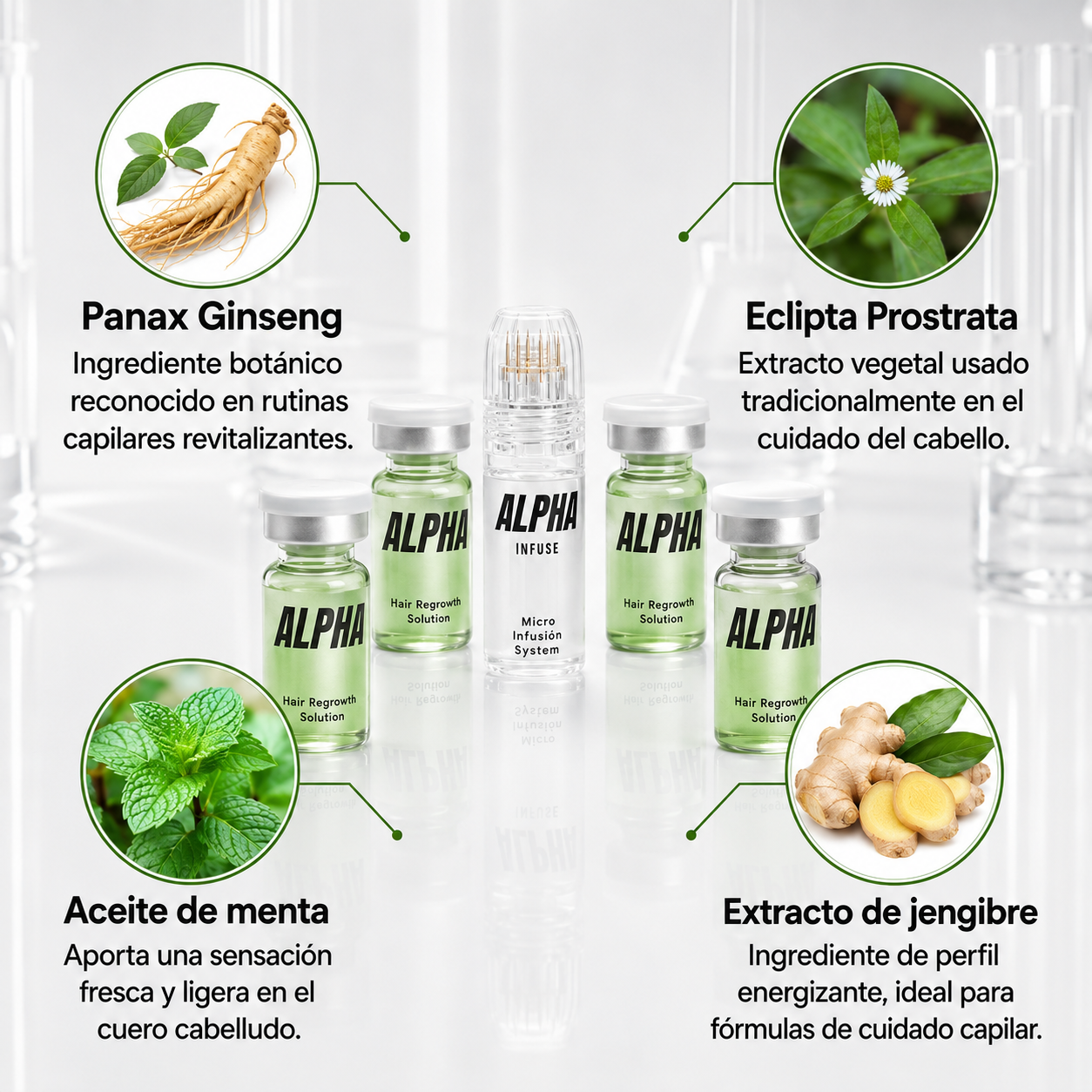DensiRoot Infuse™ - Sistema capilar de microinfusión con microagujas de precisión (4 frascos + aplicador GRATIS)