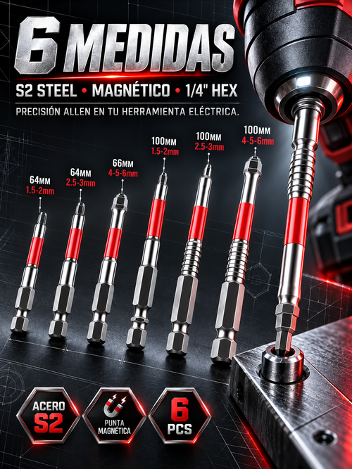 HexStack Pro™ – Sistema Allen escalonado multimedida