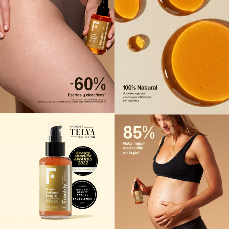 ✨ GOLDEN RADIANCE™ | Aceite Corporal Nutritivo Premium