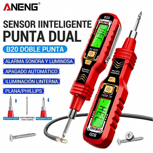 DETECTOR DE VOLTAJE SIN CONTACTO CON ALERTA INTELIGENTE🔊