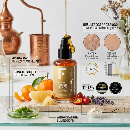 ✨ GOLDEN RADIANCE™ | Aceite Corporal Nutritivo Premium
