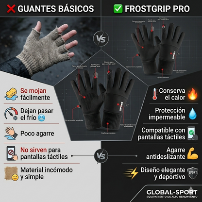 🧤 FROSTGRIP PRO – GUANTES CON TECNOLOGÍA IMPERMEABLE Y AISLAMIENTO TÉRMICO ❄️