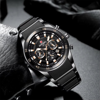 RELOJ DE LUJO REWARD BLACK VIP