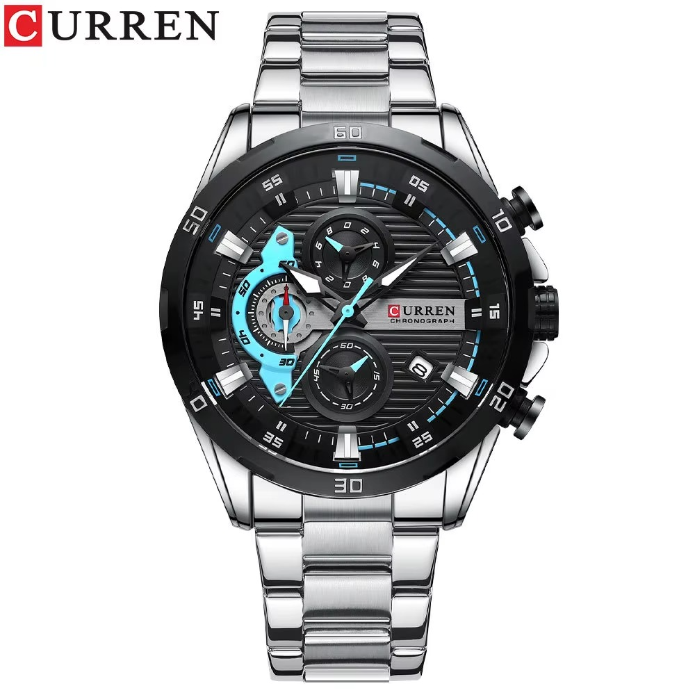 RELOJ DE LUJO CURREN STEEL POWER🔥