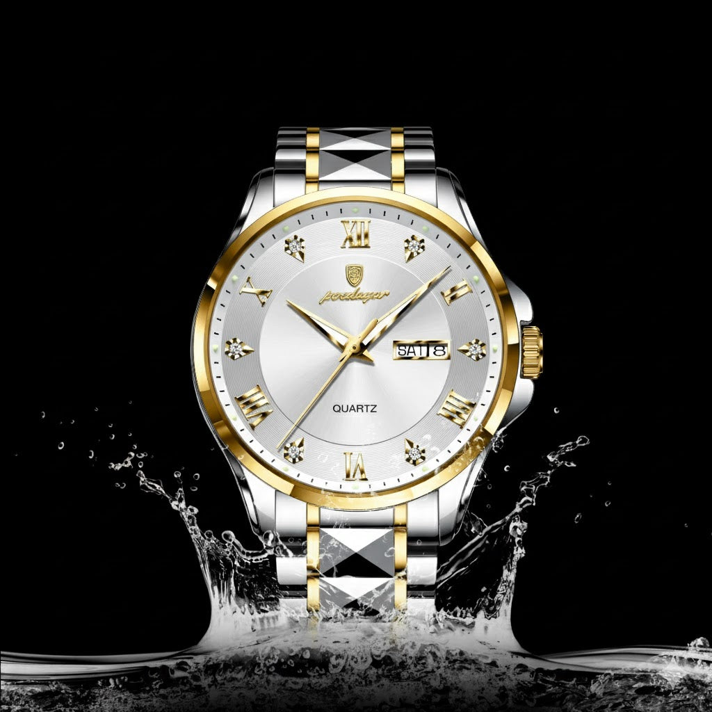 ⌚Reloj de Lujo Poedagar Golden White💥
