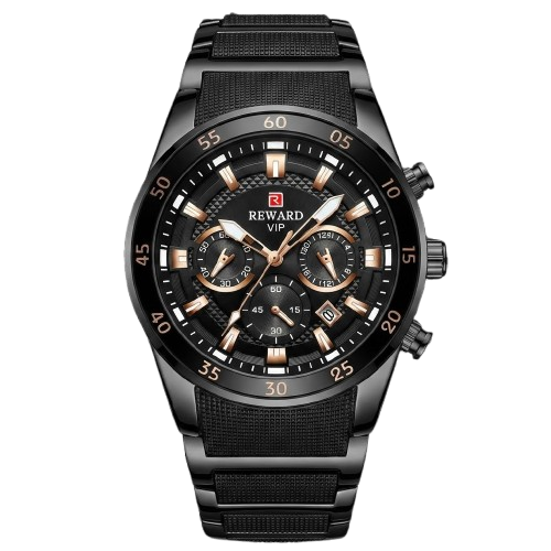 RELOJ DE LUJO REWARD BLACK VIP