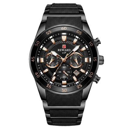 RELOJ DE LUJO REWARD BLACK VIP